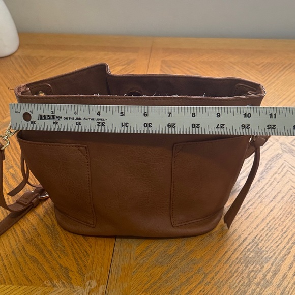 Steve Madden brown long strap purse - Picture 6 of 7